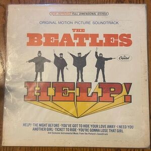 '65 The BEATLES Help!
Motion Picture Soundtrack Capitol
Records Vinyl T-2047